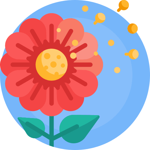 Pollen pollen autumn allergy icon