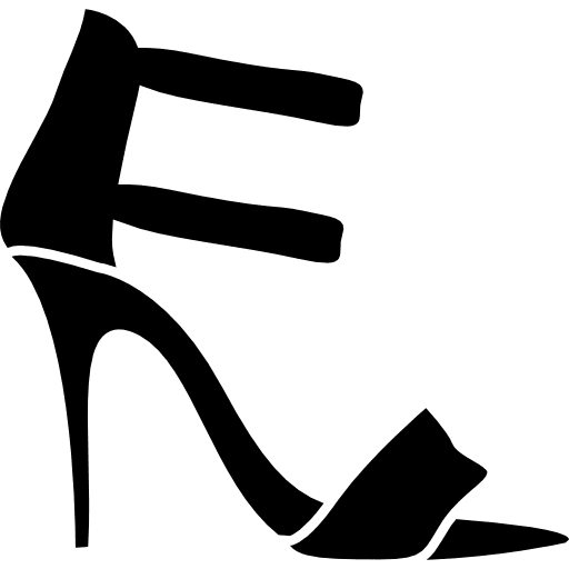 Double strap stilettos female footwear heels icon