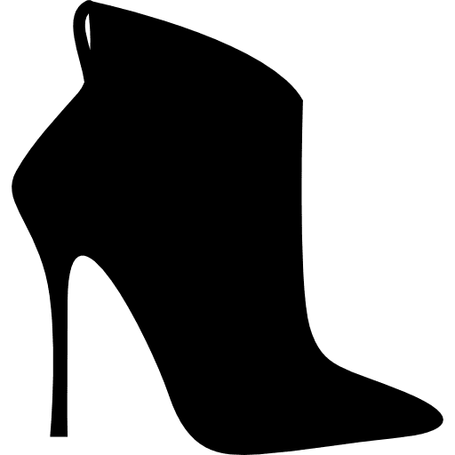 High heels shoe femenine fashion icon
