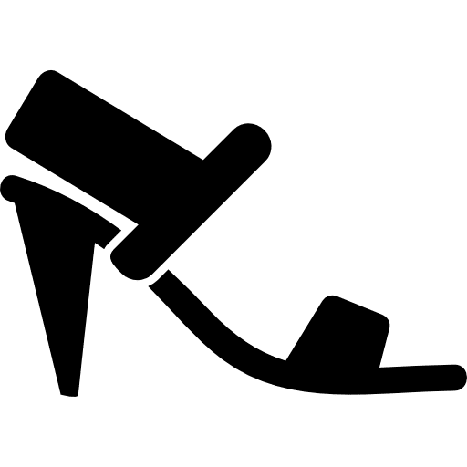 High heels fashion femenine shoes icon