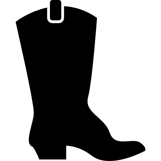 Boot femenine boots shoe icon