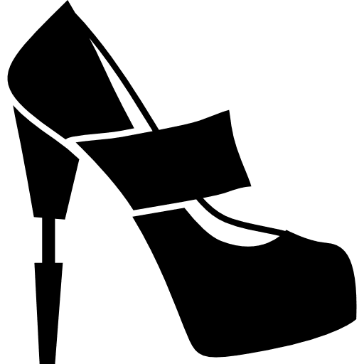 High heels clothing footwear shoe icon