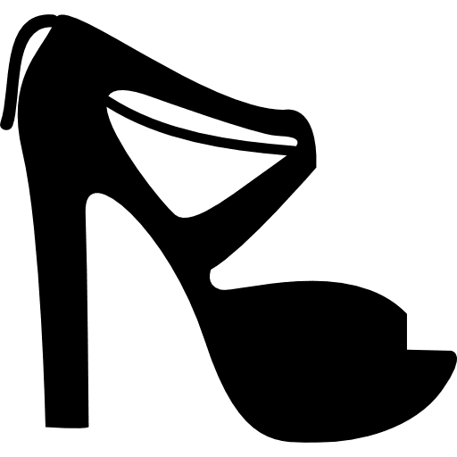 High heels shoes shoe femenine icon