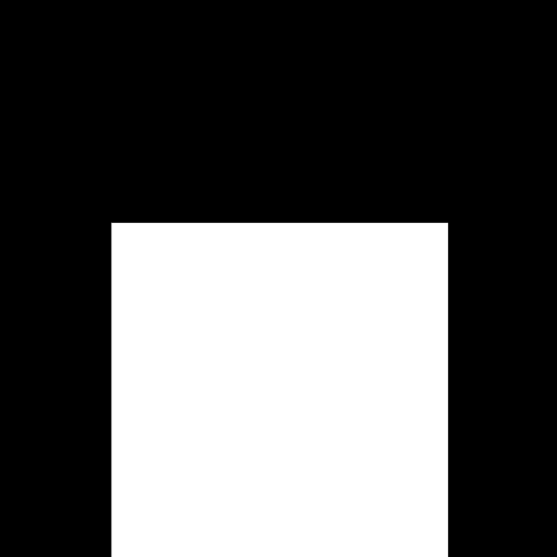 Down bow musical notation signs icon