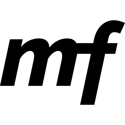 Mezzoforte mezzoforte signs notation icon