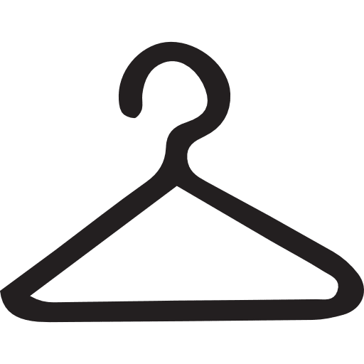 Hanger commerce closet clothing icon