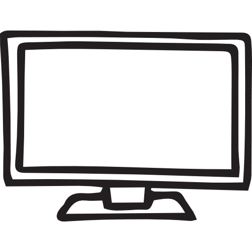 Monitor technology television monitor icon
