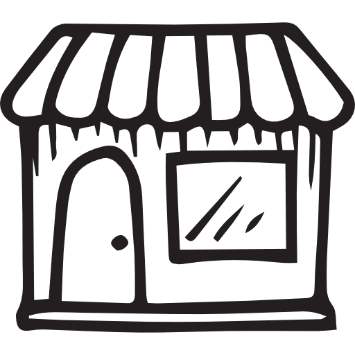 Shop coffee shop business buildings icon