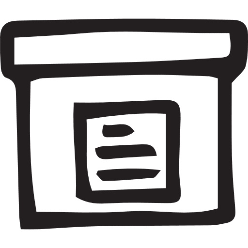 Box fragile box commerce icon