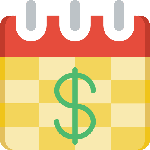 Payday month calendar time and date icon Payday month calendar time and date icon