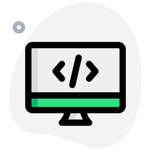 Script seo and web script coding icon