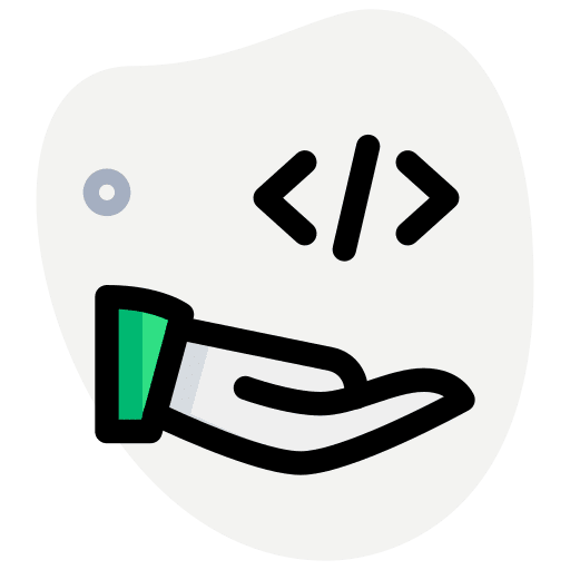 Share hand program software icon