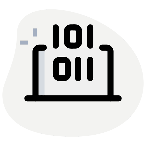 Programming language digits programming language laptop icon Programming language digits programming language laptop icon