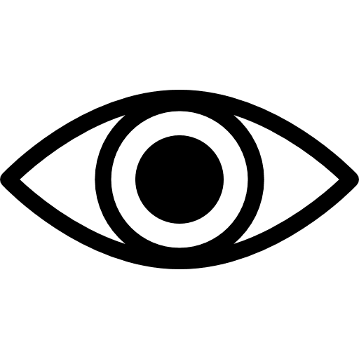 Eye variant with enlarged pupil outlook medical eyes variant icon