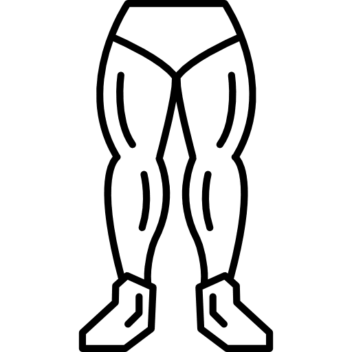 Male legs couple standing leg person icon