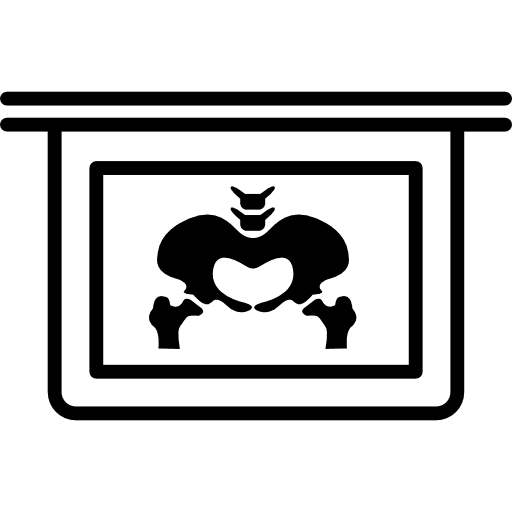 Hips bones x rays vision medical body parts hips icon