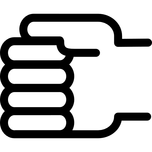 Closed fist hand gesture closed fist fist outline hand outline icon