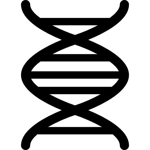 Dna deoxyribonucleic acid genes people gene icon