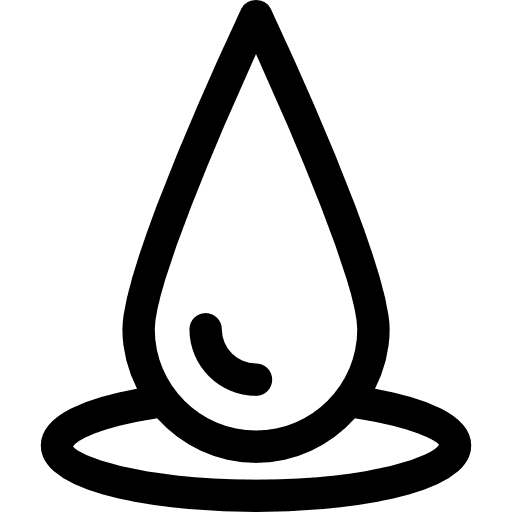 Liquid droplet on ground drop liquid droplet droplet icon