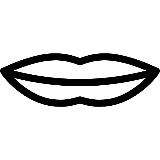 Human lips mouth body human body icon