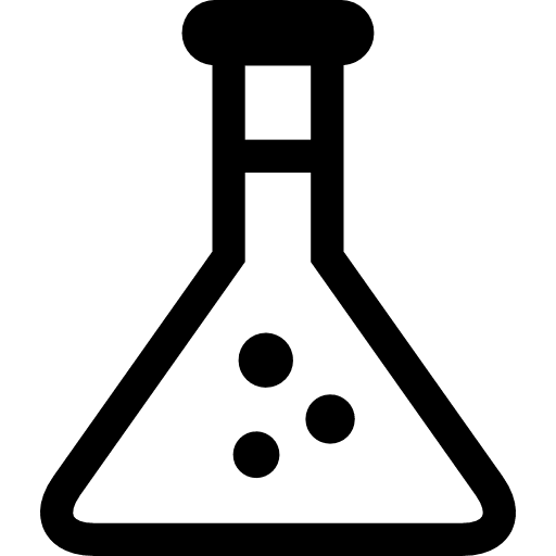 Urine in a flask for experimentation experiments chemistry experimentation icon