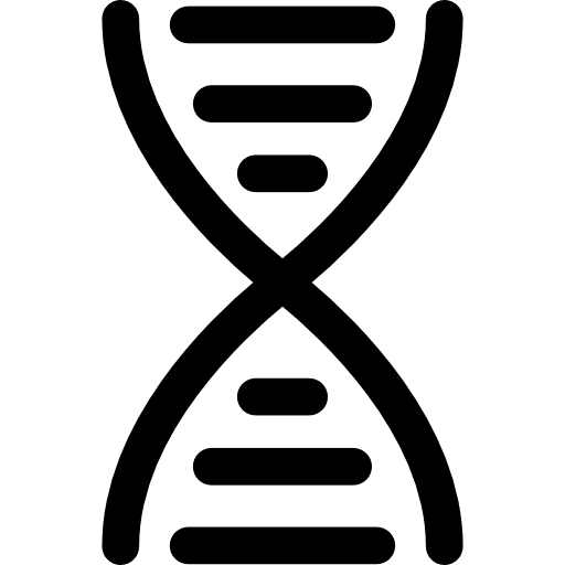 Dna science human body medicine icon