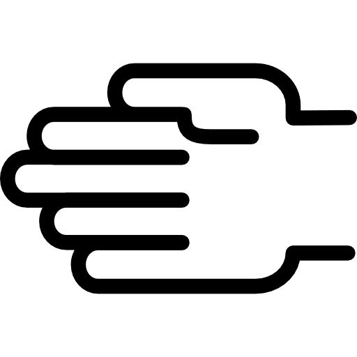 Male hand palm outline male body parts people icon