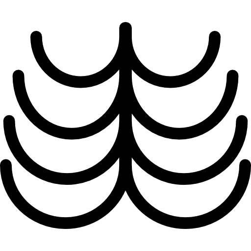 Ribs lines part bone parts icon