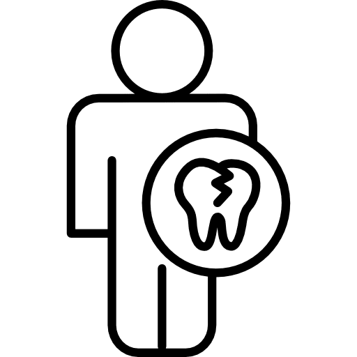Tooth human body part body parts part people icon