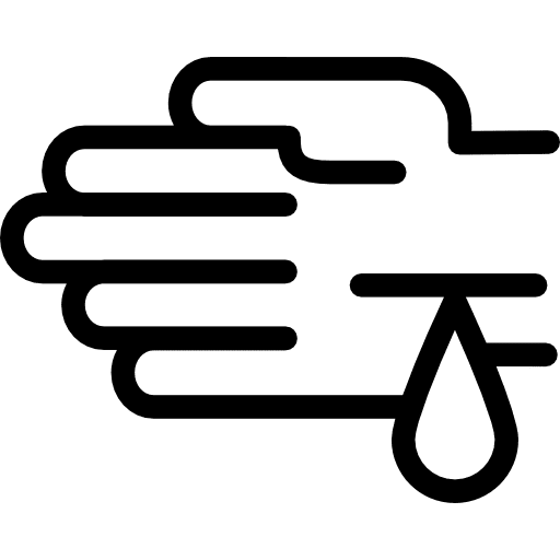 Blood drop on a hand wound wound injury hand icon