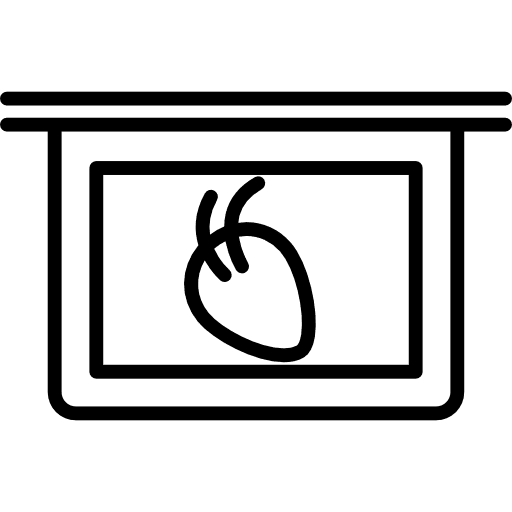 Body organ with hair strands view on plate body part body organ hair strands icon