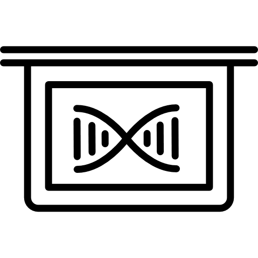 Plate showing deoxyribonucleic acid structure medical plate deoxyribonucleic acid icon