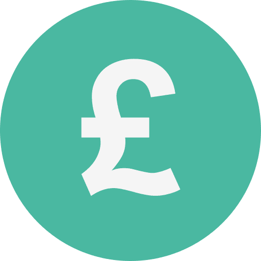 Pound business business and finance money icon