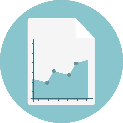 Chart graphic up arrow business icon Chart graphic up arrow business icon
