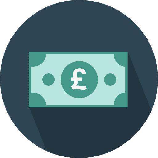Pound pound currency business icon Pound pound currency business icon