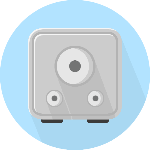 Strongbox money savings business icon Strongbox money savings business icon