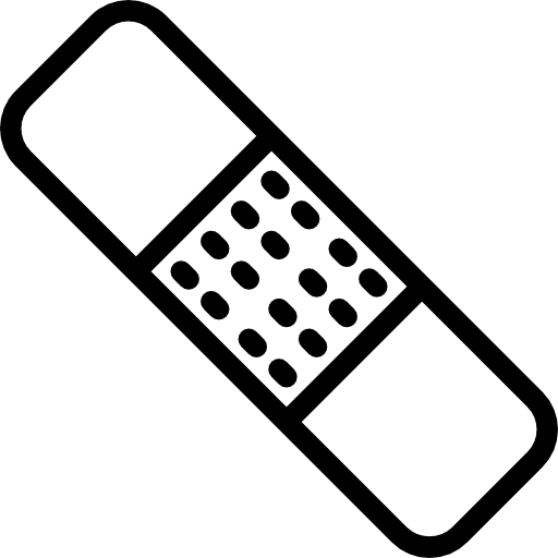 Band aid healthcare and medical hospital wound icon