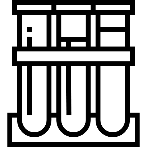 Blood sample test tube blood sample medical icon