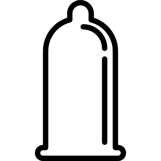 Condom prophylactic healthcare and medical rubber icon