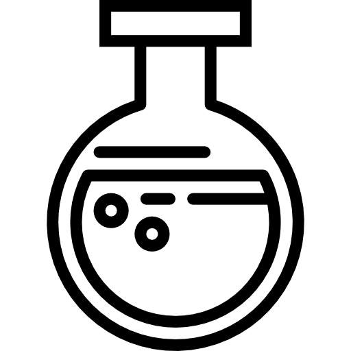 Flask education chemical healthcare and medical icon Flask education chemical healthcare and medical icon