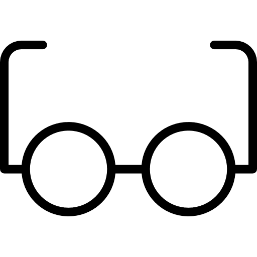 Glasses eyeglasses vision optical icon Glasses eyeglasses vision optical icon