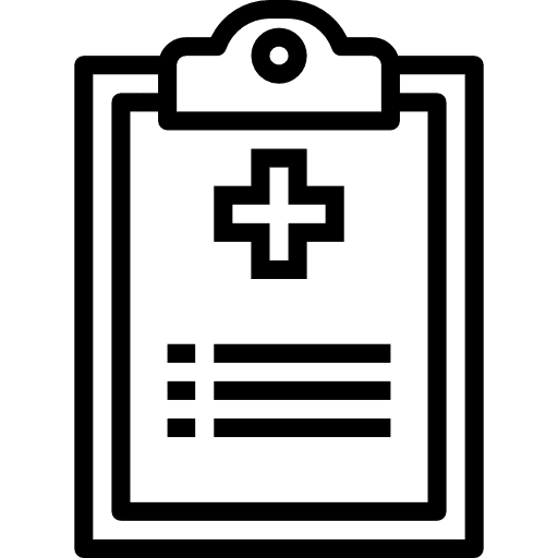 Medical report clipboard report checking icon Medical report clipboard report checking icon