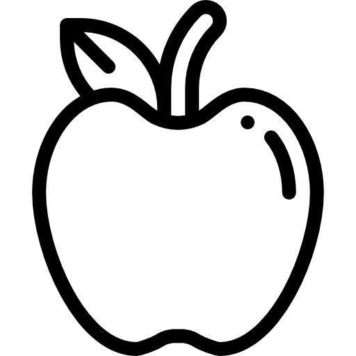 Apple food vegan nature icon