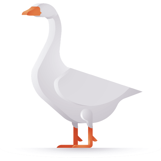 Goose wild life animal animals icon