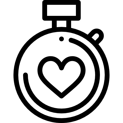 Stopwatch dumbbell chronometer timer icon