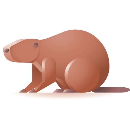 Beaver animal wild life animals icon Beaver animal wild life animals icon