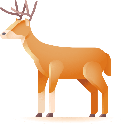 Deer zoo animal kingdom deer icon Deer zoo animal kingdom deer icon