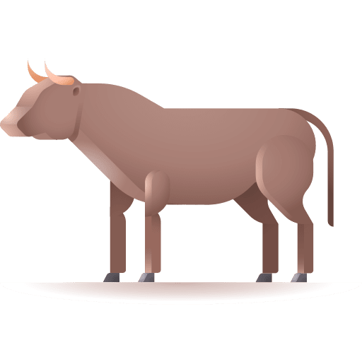 Bull animals zoo wild life icon Bull animals zoo wild life icon