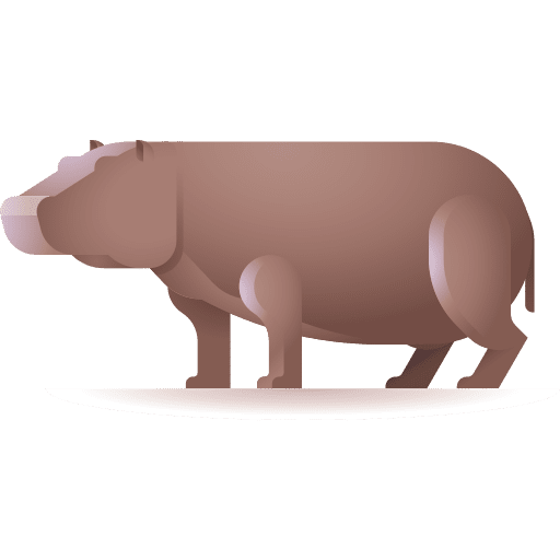 Hippopotamus animal hippopotamus zoo icon Hippopotamus animal hippopotamus zoo icon