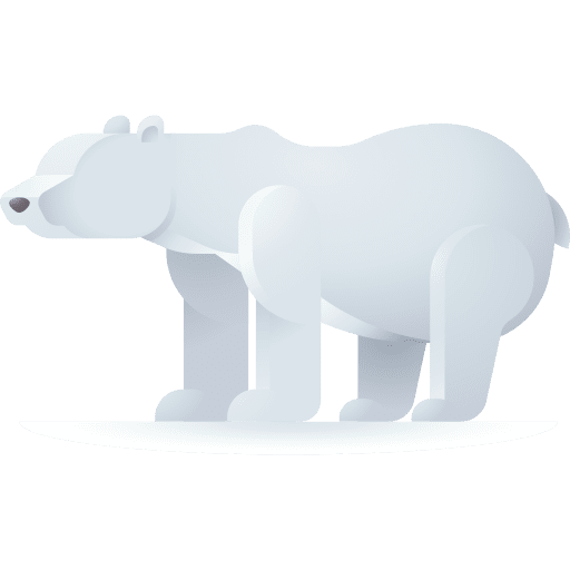 Polar bear wild life animal animals icon Polar bear wild life animal animals icon
